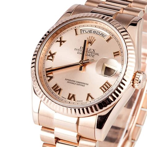 mens rose gold rolex|rolex rose gold 40mm president.